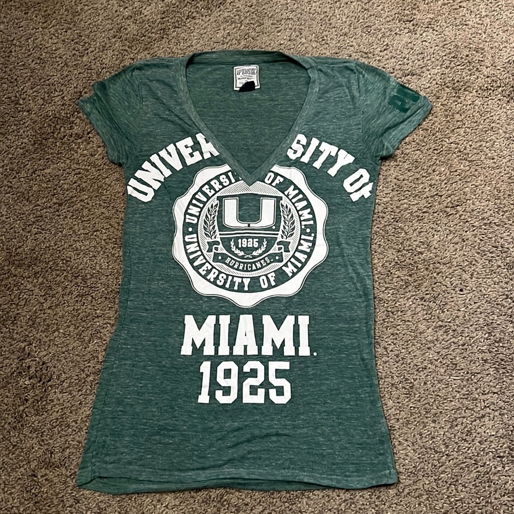 COPY - University of Miami Victoria’s Secret Pink x 5th and ocean tee